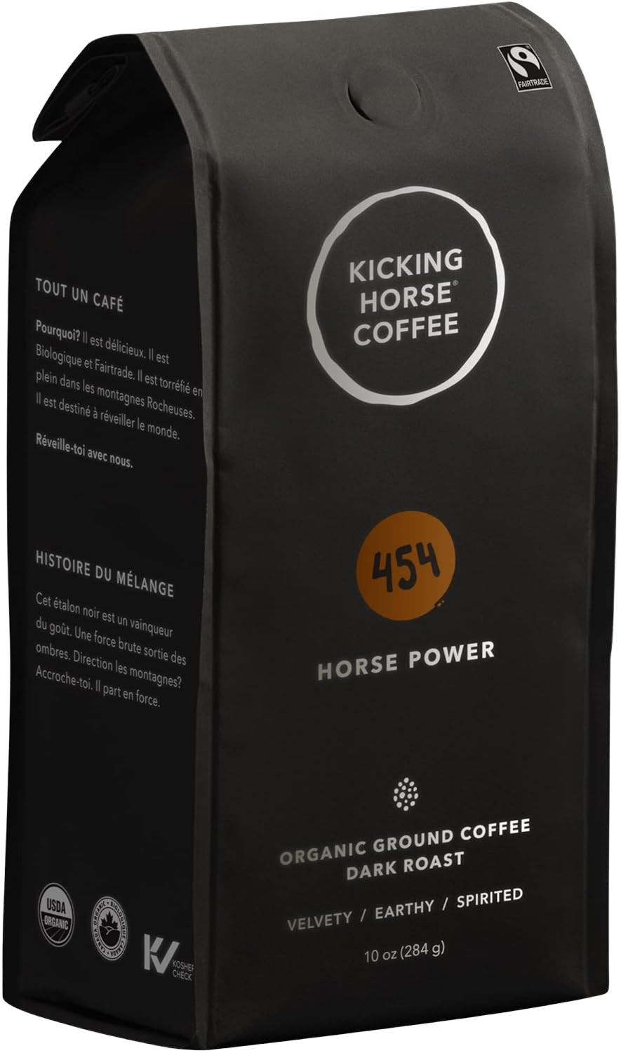 454 Horse Power Organic Dark Roast Ground Coffee