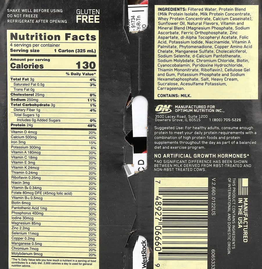 Vanilla RTD Protein Shake (4 CT)