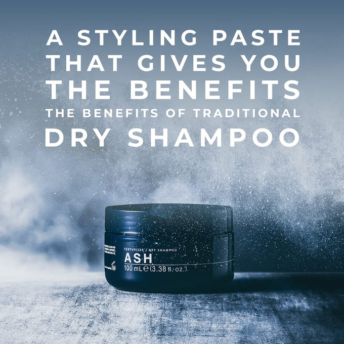 Grooming Ash Hair Texturizer and Dry Shampoo for Men