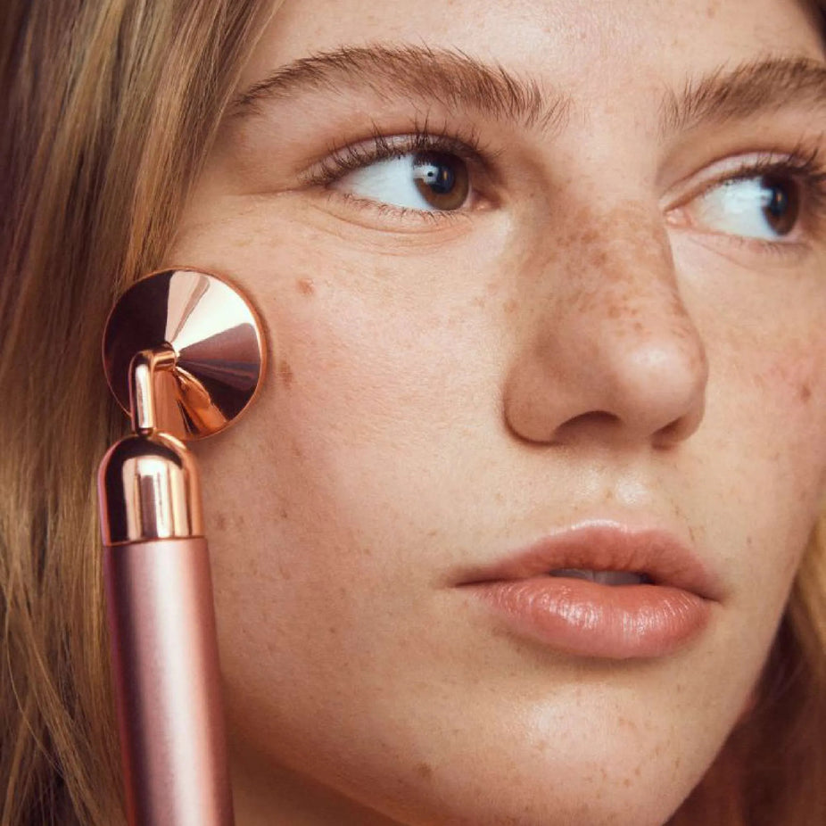 Rose Quartz Vibrating Facial Roller
