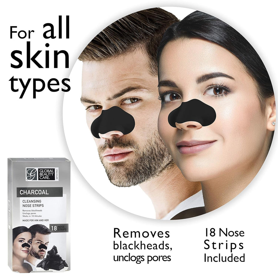Charcoal Cleansing Nose Strips (18 CT)