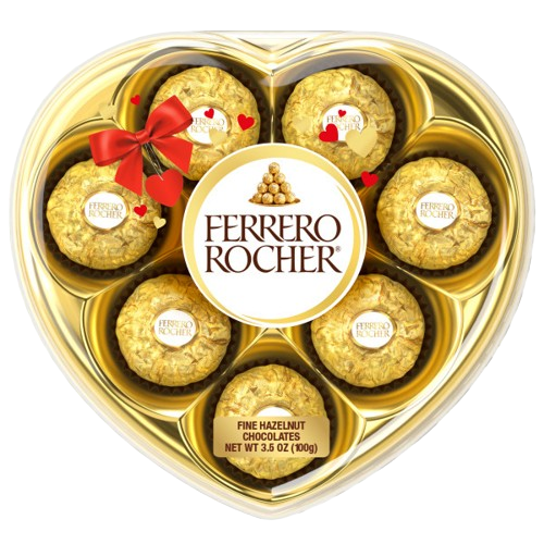 Fine Hazelnut Chocolates - Valentine's Day Heart
