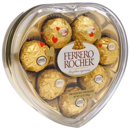 Fine Hazelnut Chocolates - Valentine's Day Heart