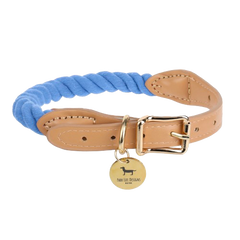 Wander Rope Dog Collar, Blue (Small)
