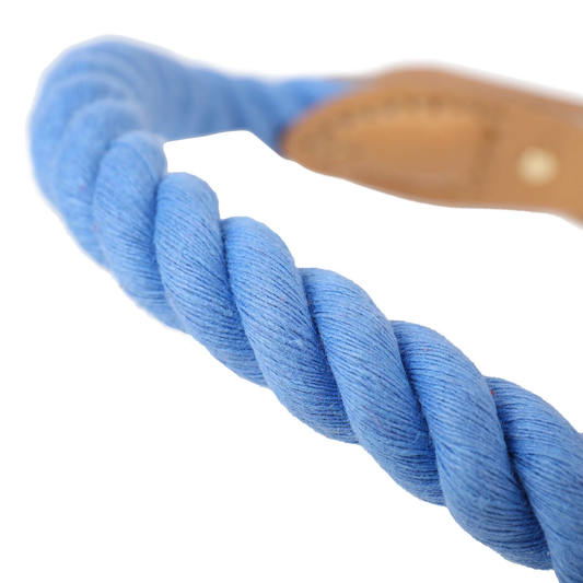 Wander Rope Dog Collar Blue (Large)