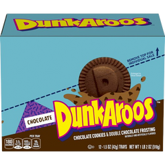 DunkAroos - Chocolate Cookies & Double Chocolate Frosting (12 Pack)