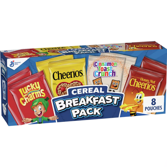 Breakfast Cereal Variety Pack (8CT)