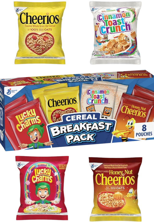 Breakfast Cereal Variety Pack (8CT)