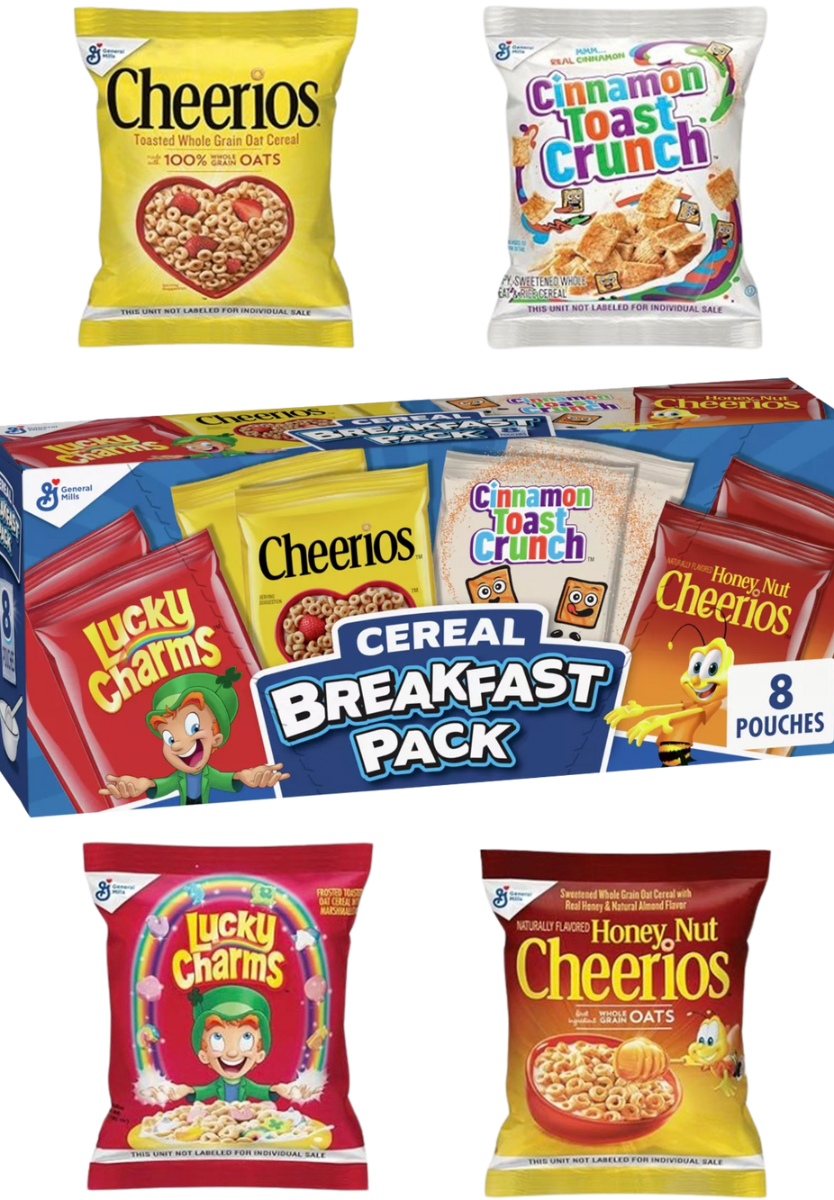 Breakfast Cereal Variety Pack (8CT)