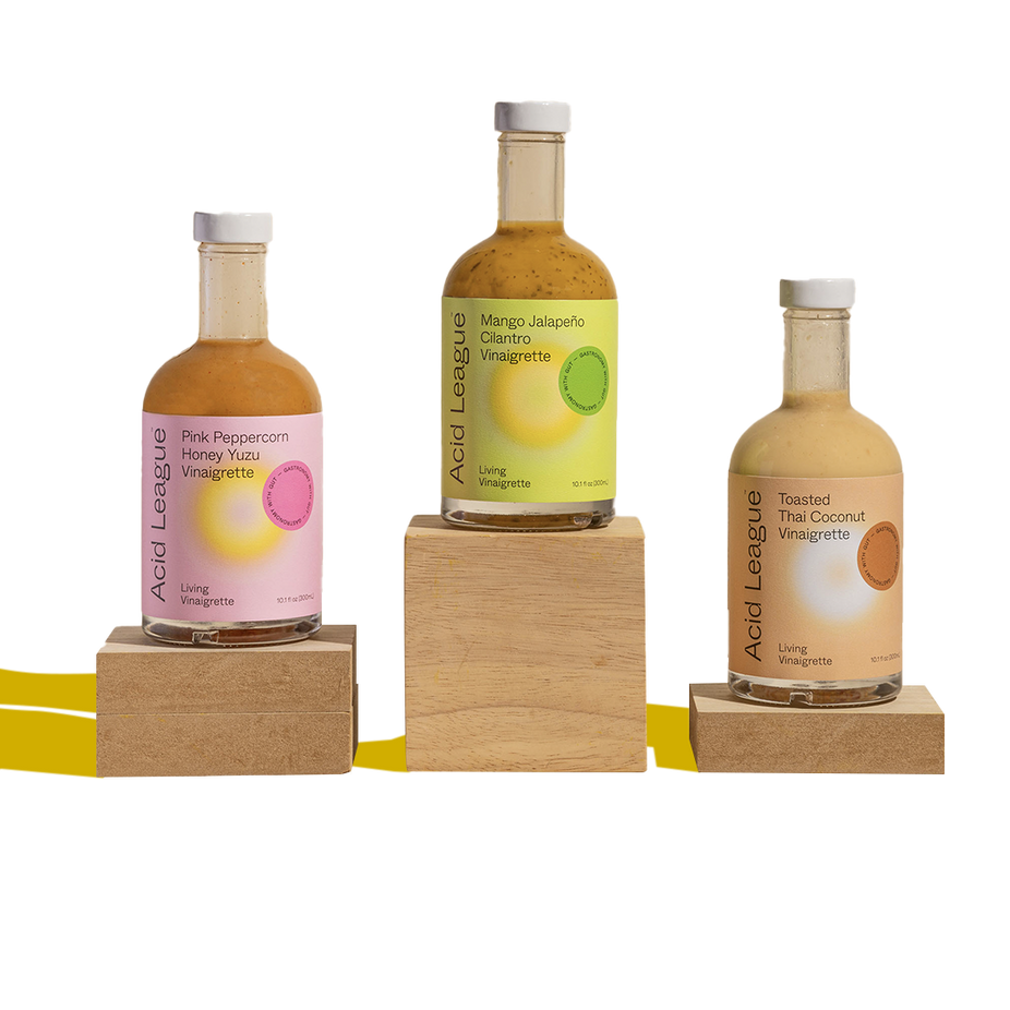 Pink Peppercorn Honey Yuzu Vinaigrette