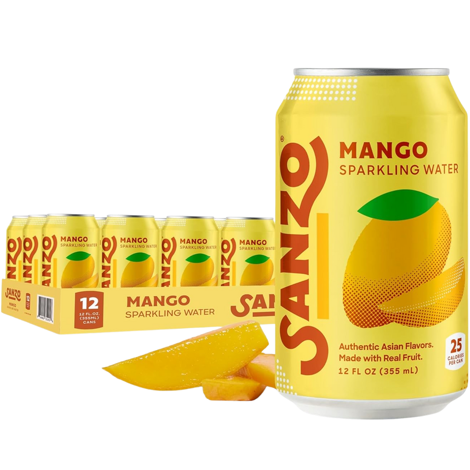 Sparkling Mango Water (12 Pack)