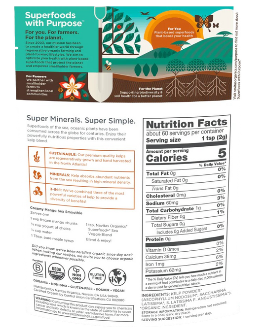 Superfood + Sea Veggie Blend Powder