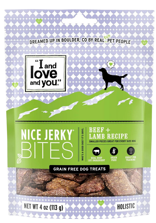 Nice Jerky Beef + Lamb Natural Dog Treats