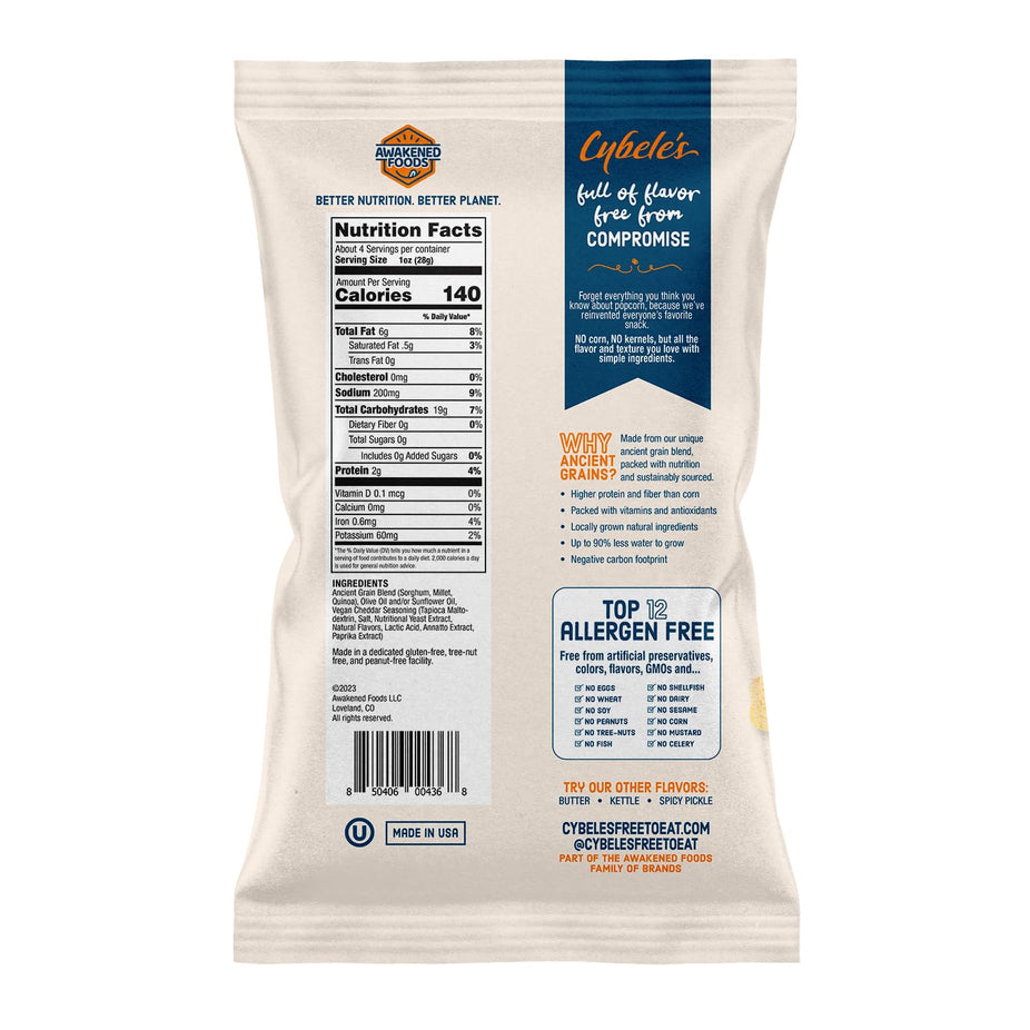 Ancient Grain Cheddar Pops
