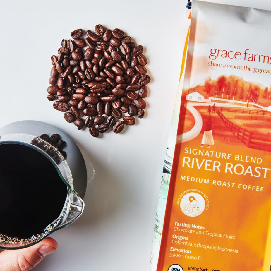 River Roast Blend Medium Roast - Whole Bean Coffee