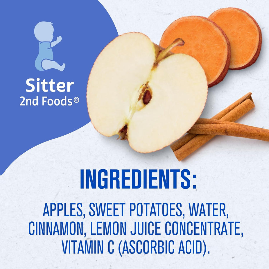 Apple Sweet Potato With Cinnamon Baby Food (12 Pack)