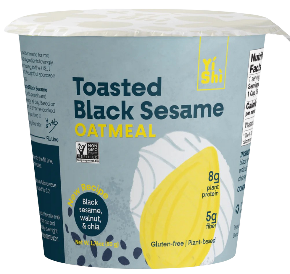 Toasted Black Sesame Oatmeal (6 Pack)