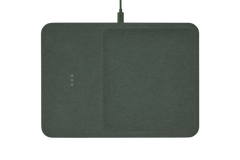 CATCH 3: Single-Device Linen Charging Tray - Forest Green