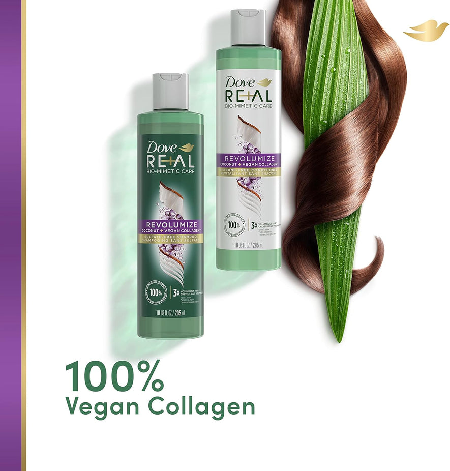 Real Conditioner Revolumize Coconut + Vegan Collagen