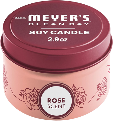 Tin Soy Candle Rose