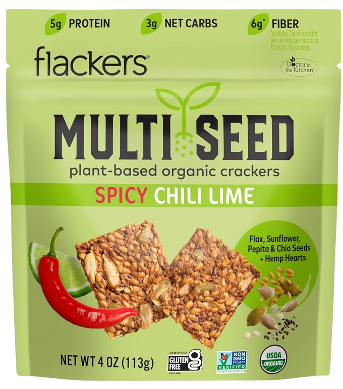 Spicy Chili Lime Multi Seed Crackers