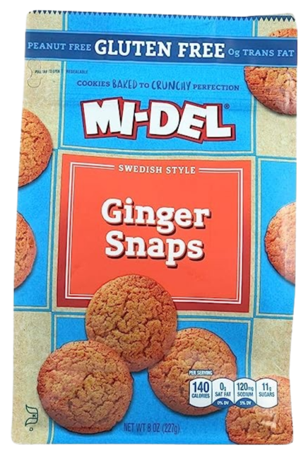 Gluten-Free Ginger Snaps Cookies