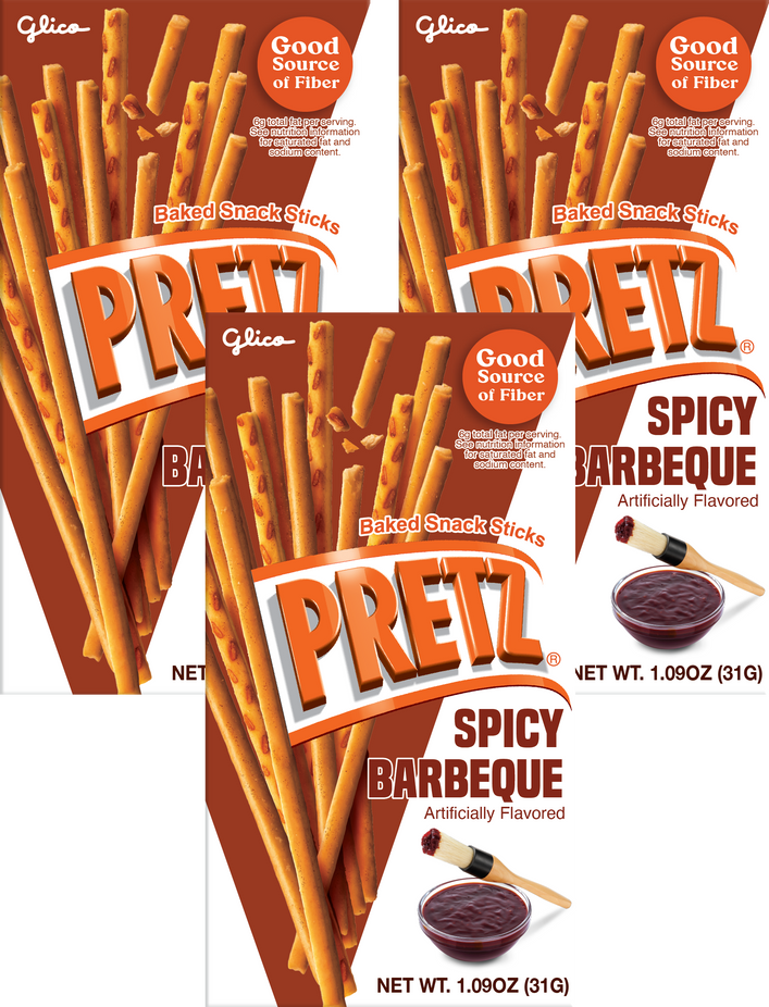 Pretz: Spicy Barbecue Pretzels (3 Pack)