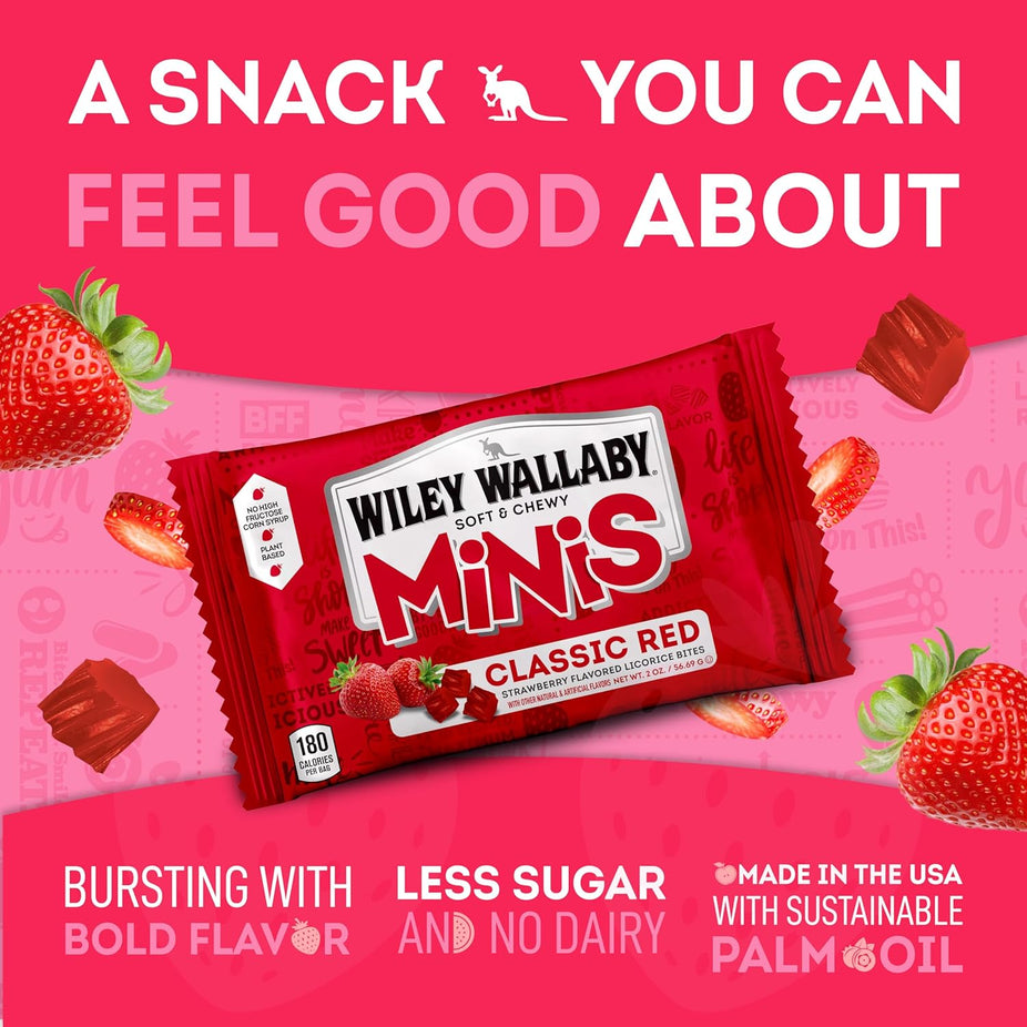 Classic Red Licorice Bites (18 Pack)