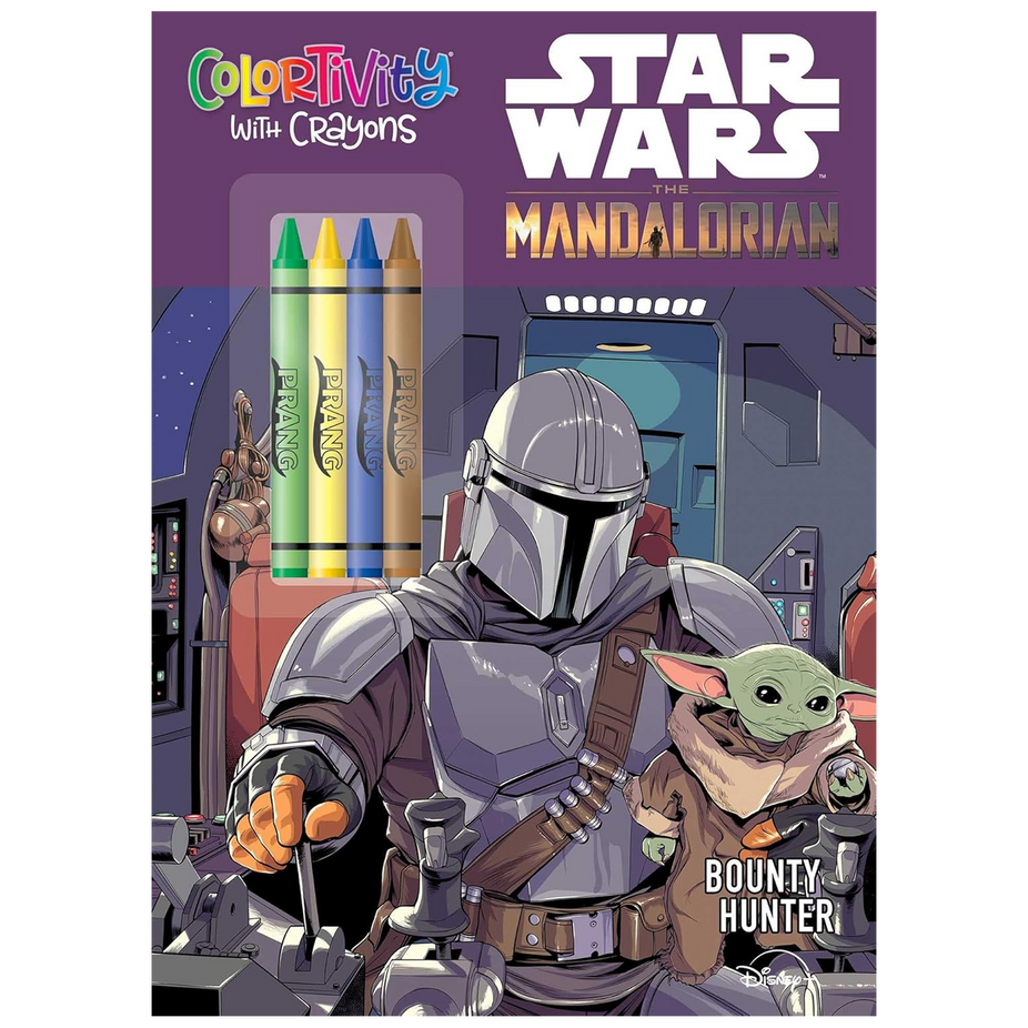 Star Wars The Mandalorian: Bounty Hunter: Colortivity With Crayons