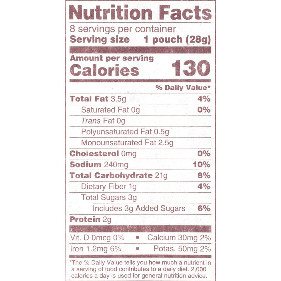 Crispy Wheat Crackers - Individual Lunchbox Grab & Go Snack Bags (8 CT)