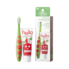 Apple Toddler Training Toothpaste & Brush