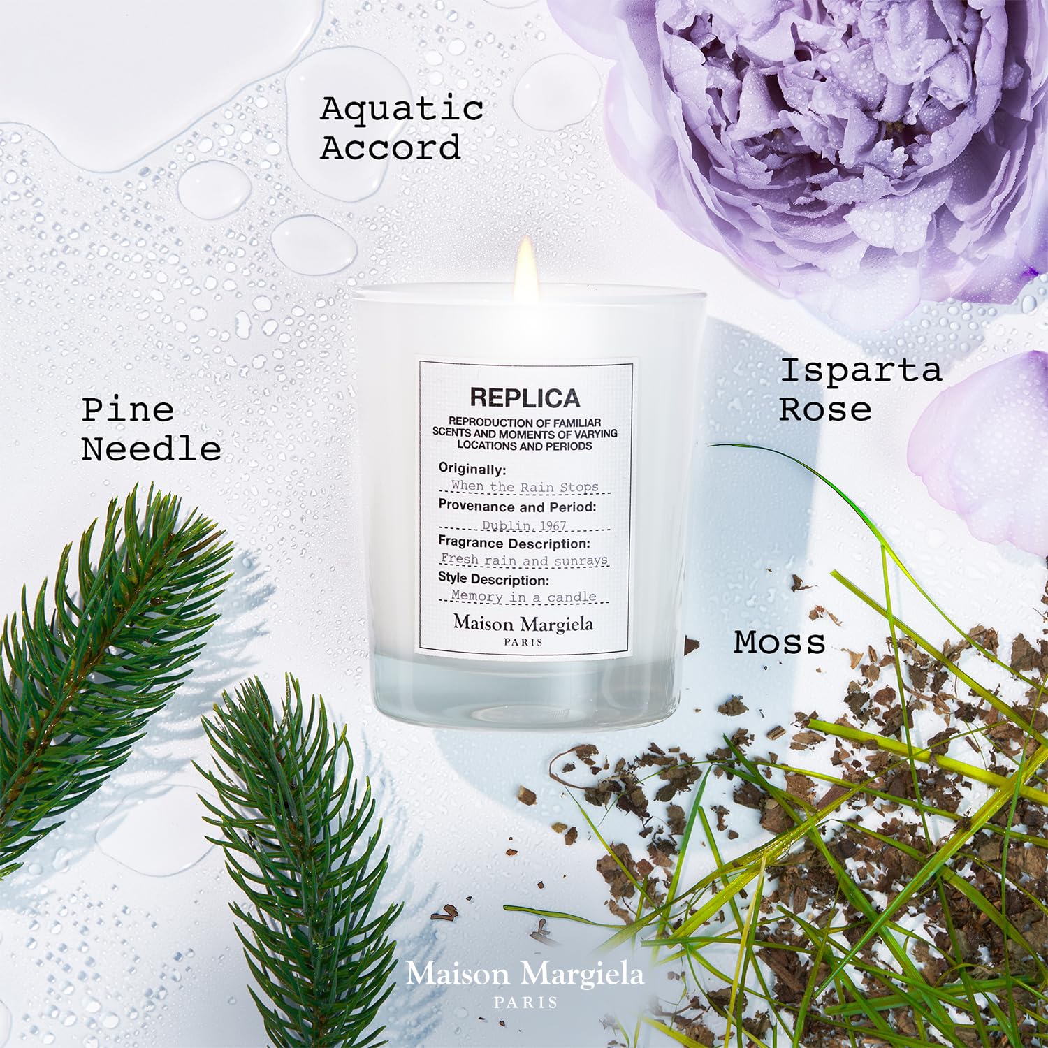 Maison Margiela Replica When The Rain Stops Scented Candle – Martie
