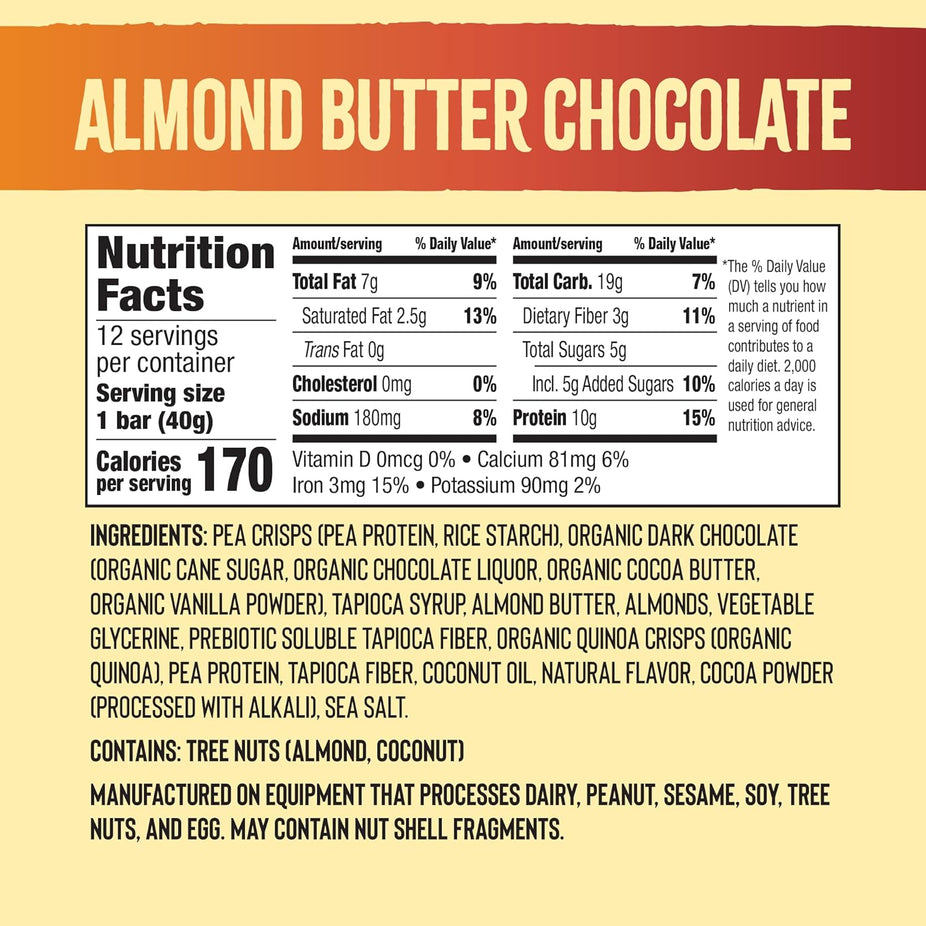 Almond Butter Puff Crispy Bar (12 CT)