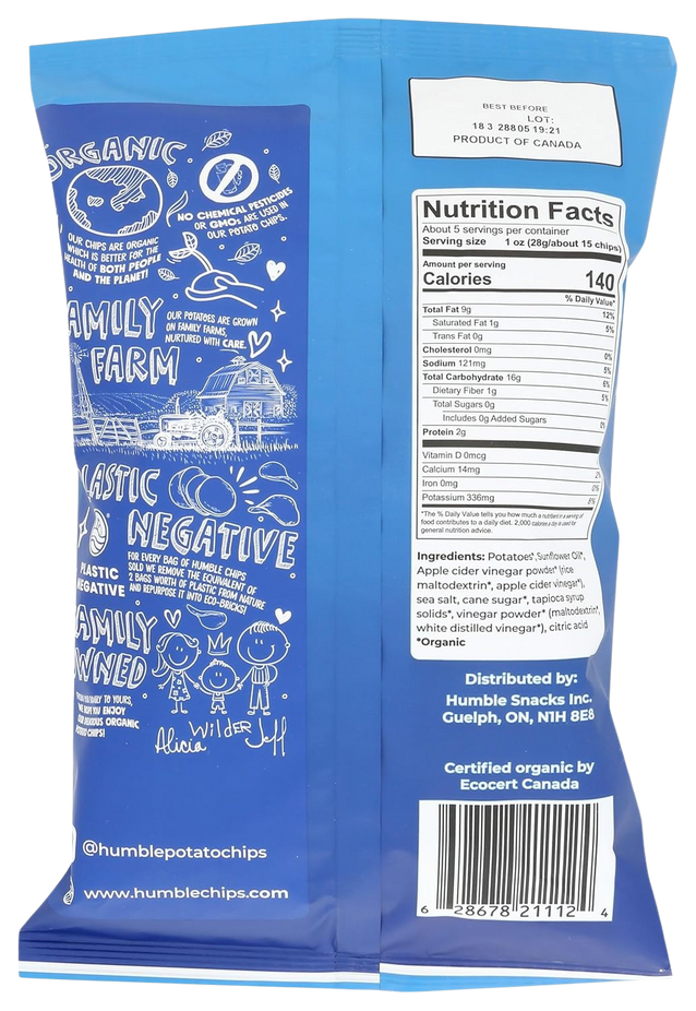 Sea Salt Cider Vinegar Chips