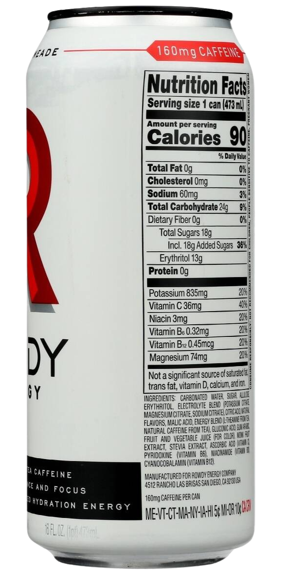 Cherry Lime Energy Drink