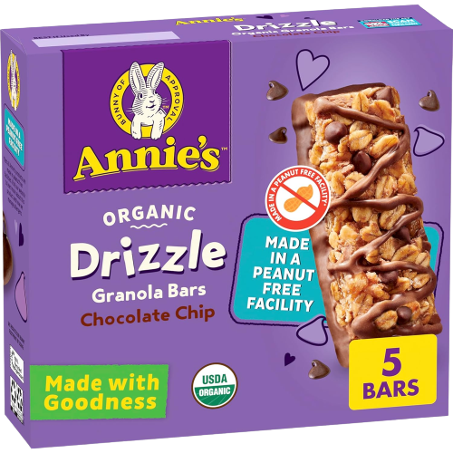 Organic Drizzle Chocolate Chip Granola Bars (5 Pack)