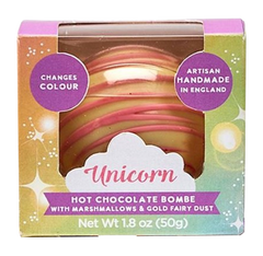 Unicorn Color Surprise Hot Chocolate Cocoba Bombe