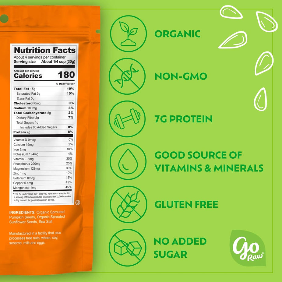 Organic Sea Salt Snacking Seeds