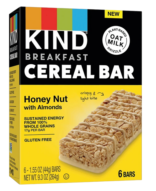 Honey Nut with Almonds Cereal Bar (6 CT)