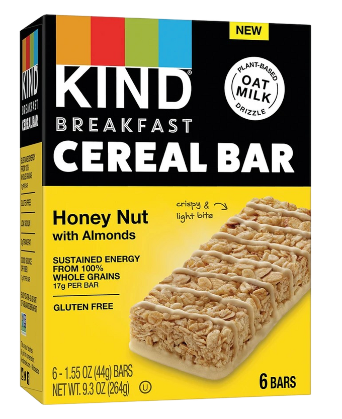 Honey Nut with Almonds Cereal Bar (6 CT)