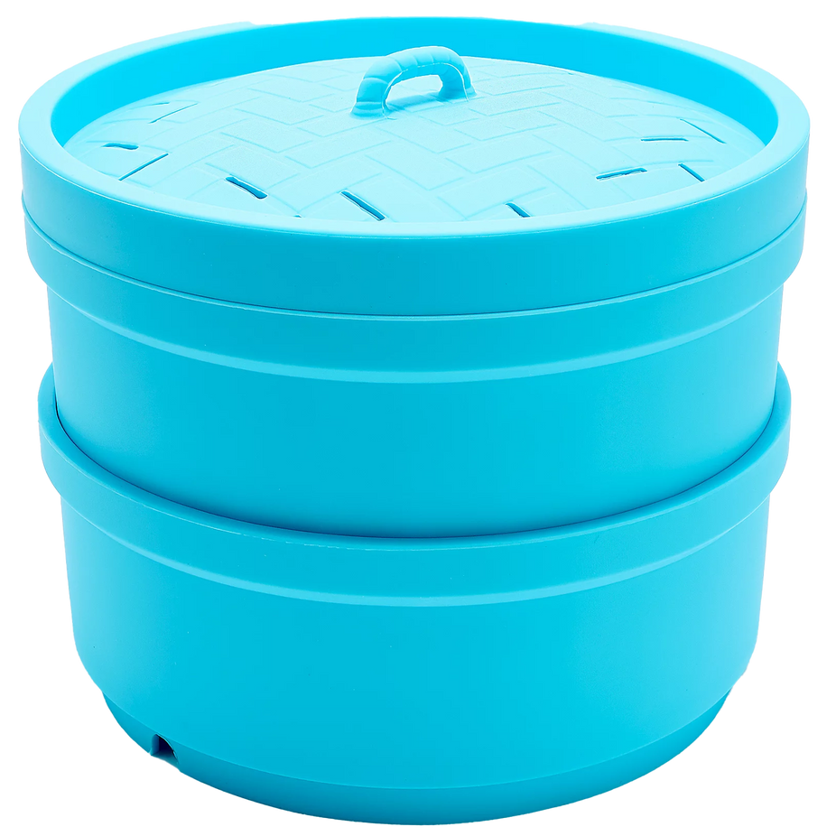 Double-Layer Steamer Set - Aqua
