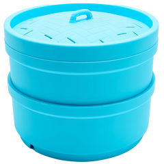 Double-Layer Steamer Set - Aqua