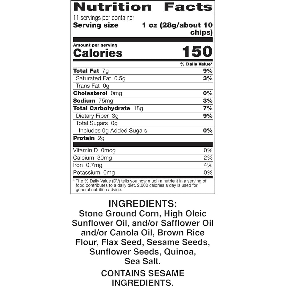 Multigrain Tortilla Chips (24 Pack)