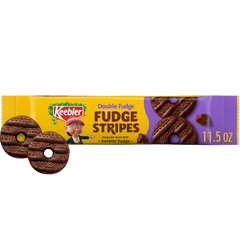 Fudge Stripe Double Fudge Cookies