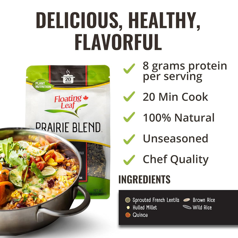 Prairie Rice Floating Leaf Prairie Rice Blend – Martie