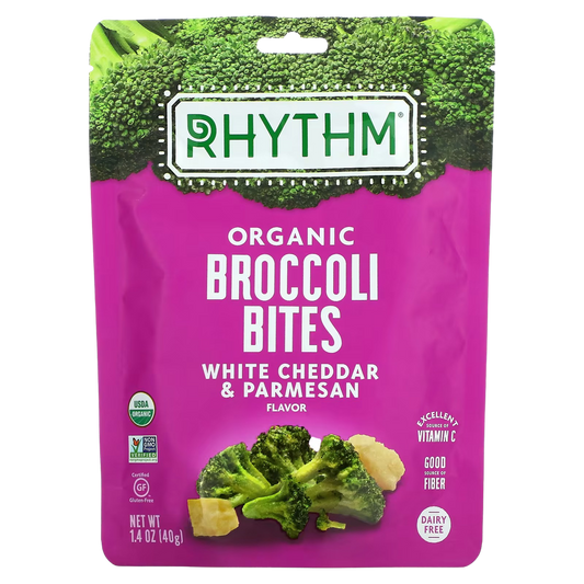 Organic White Cheddar & Parmesan Broccoli Bites