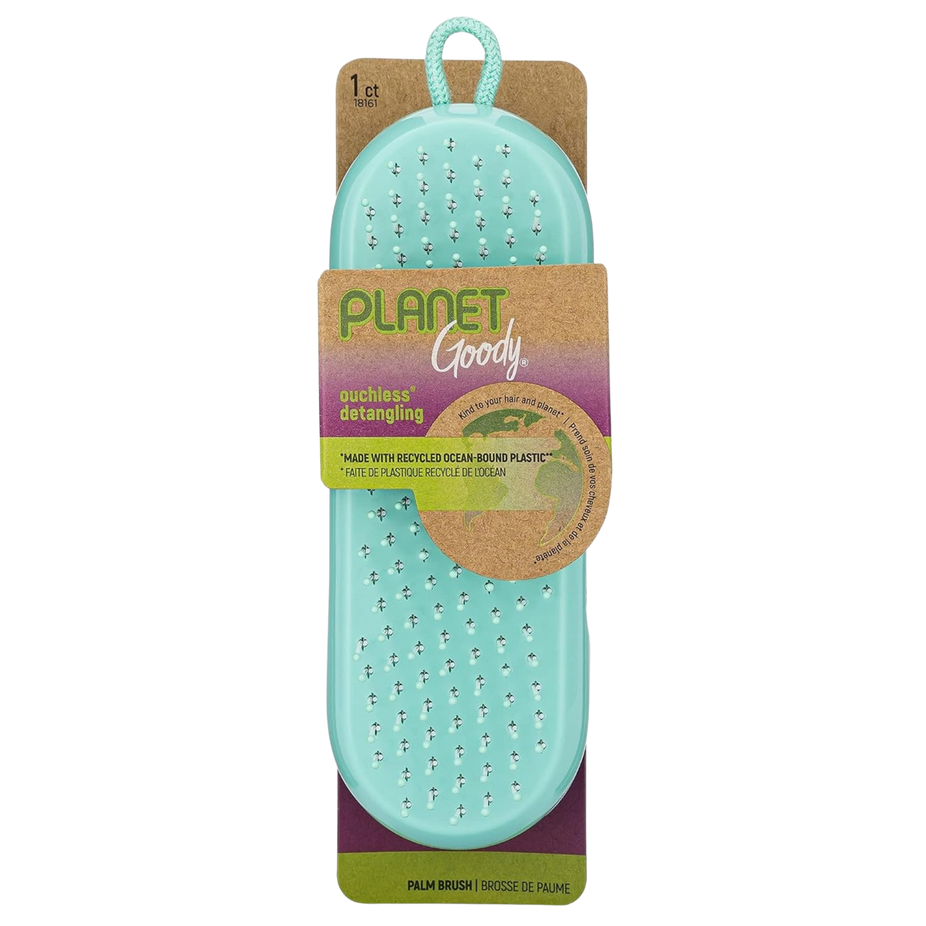 Planet Detangling Palm Hair Brush - Teal