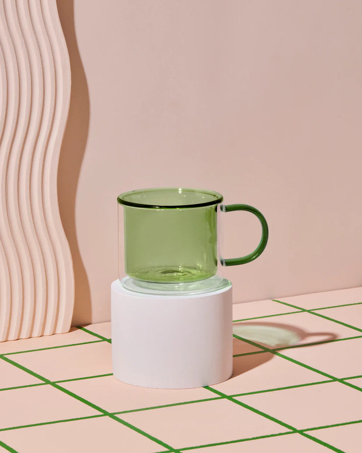 Double Wall Mug (Green)