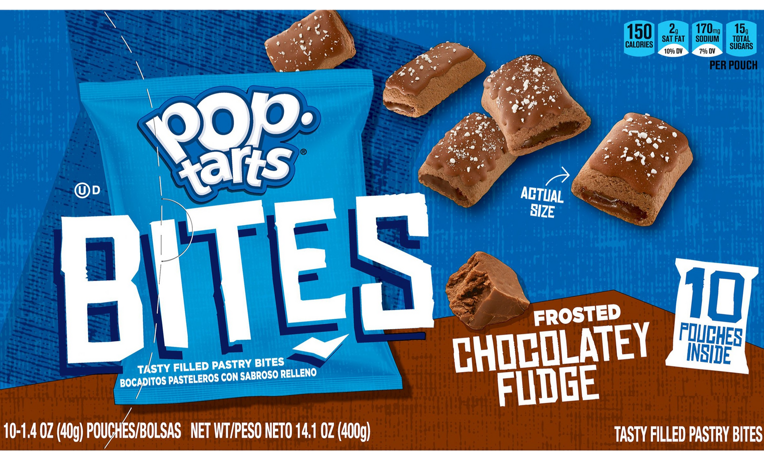 Frosted Chocolate Fudge Bites (10 Pack)