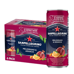 Italian Sparkling Drinks - Melograno & Arancia (6 Pack)